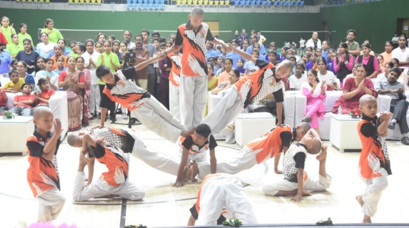 राज्य स्तरीय खेल प्रतियोगिता में बच्चों ने दिखाया जोश
