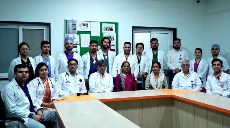 श्री महंत इन्दिरेश अस्पताल के काॅर्डियोलाॅजी टीम की बड़ी उपलब्धि