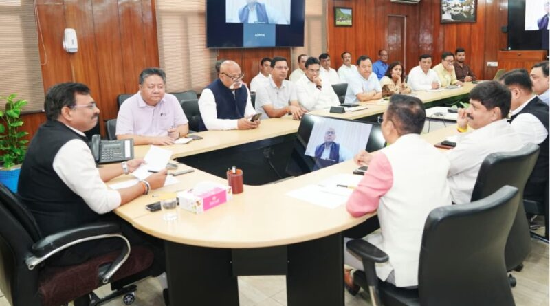 मुख्य सचिव ने रजत जयंती समारोह की तैयारियों को लेकर अधिकारियों के साथ की बैठक