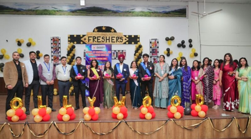 एसजीआरआरयू के स्कूल ऑफ पैरामैडिकल एण्ड एलाइड हेल्थ साइंसेज में फ्रेशर्स पार्टी की धूम