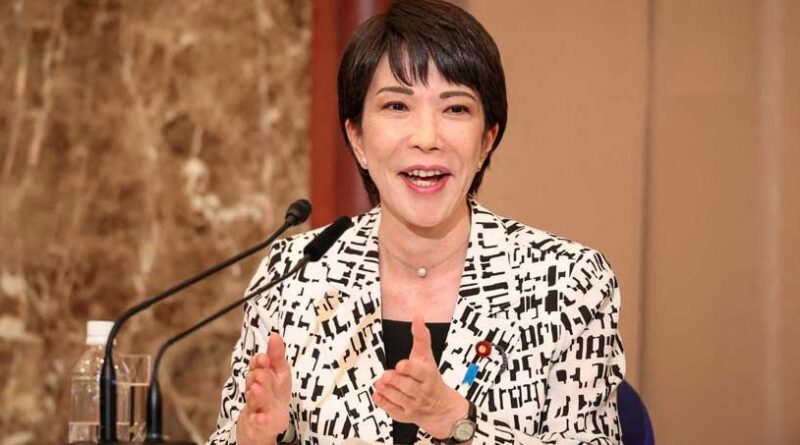 साने ताकाइची बनी जापान की पहली महिला प्रधानमंत्री