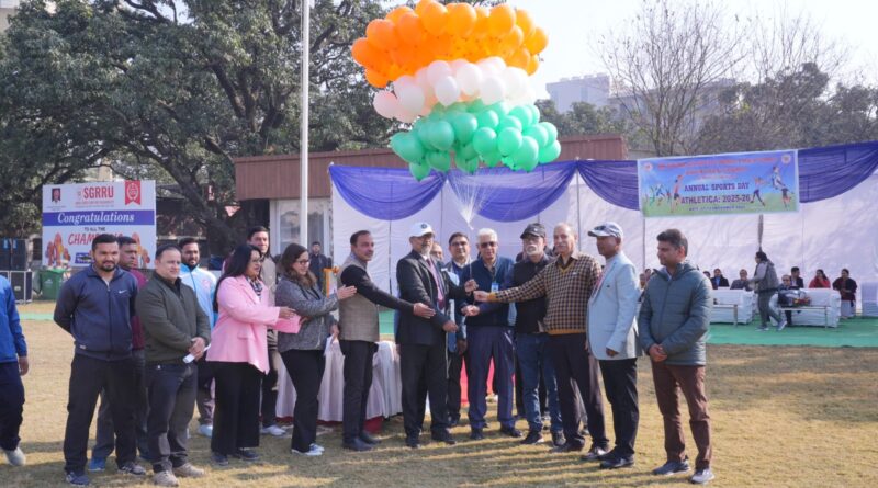 एसजीआरआर मेडिकल एण्ड हेल्थ साइंसेज़ की वार्षिक खेलकूद प्रतियोगिता एटलिटिका-2025 का आगाज