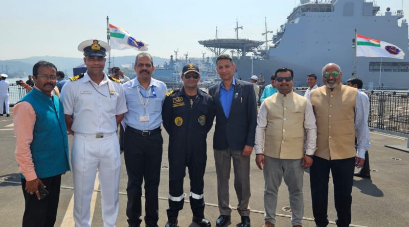 भारत की समुद्री आत्मनिर्भरता की झलक: मीडिया प्रतिनिधियों ने देखी INS उदयगिरि की ताकत